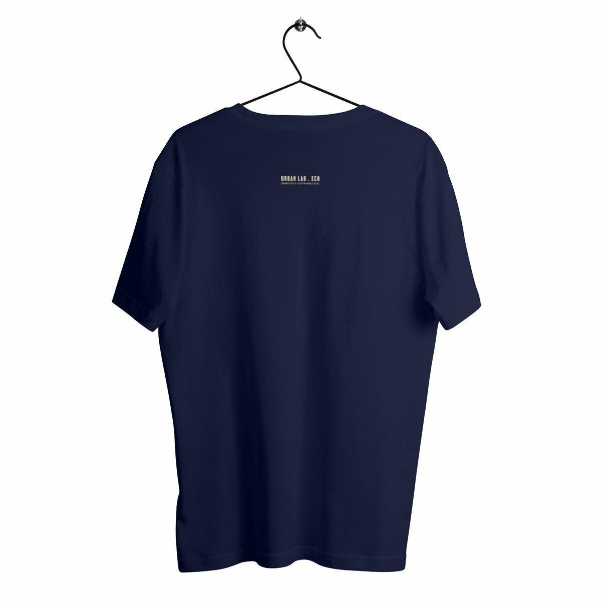 Earth Essential Heavyweight Organic Cotton T-Shirt | Navy - Urban Lab.Eco