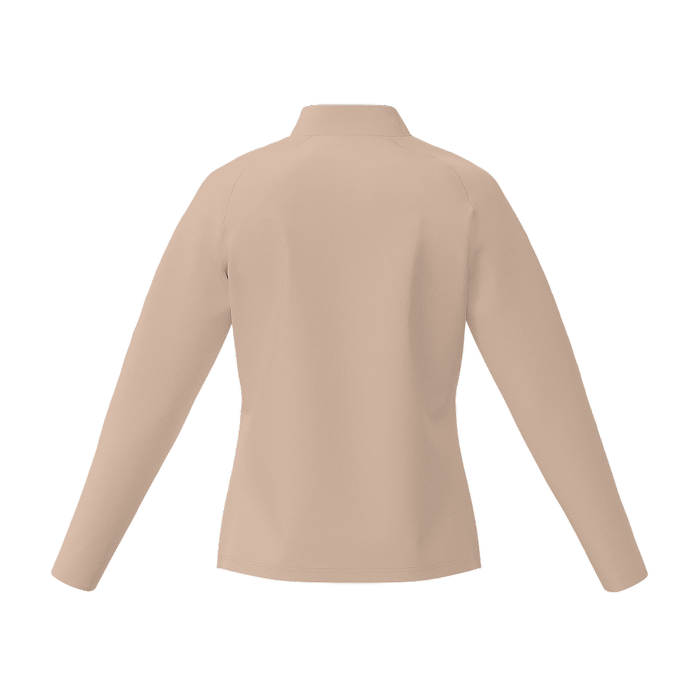 Terra Flow Quarter Zip in Clay Beige | Sustainable Luxury - Urban Lab.Eco