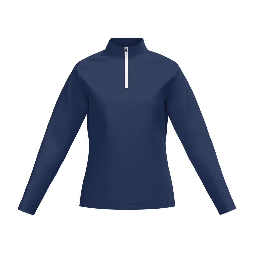 Terra Flow Quarter Zip in Navy | Sustainable Luxury - Urban Lab.Eco